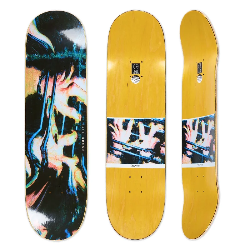 Skateboard Deck With Superior Steering Control-Polar Paul Grund Tweaked Hands Deck - 8.5