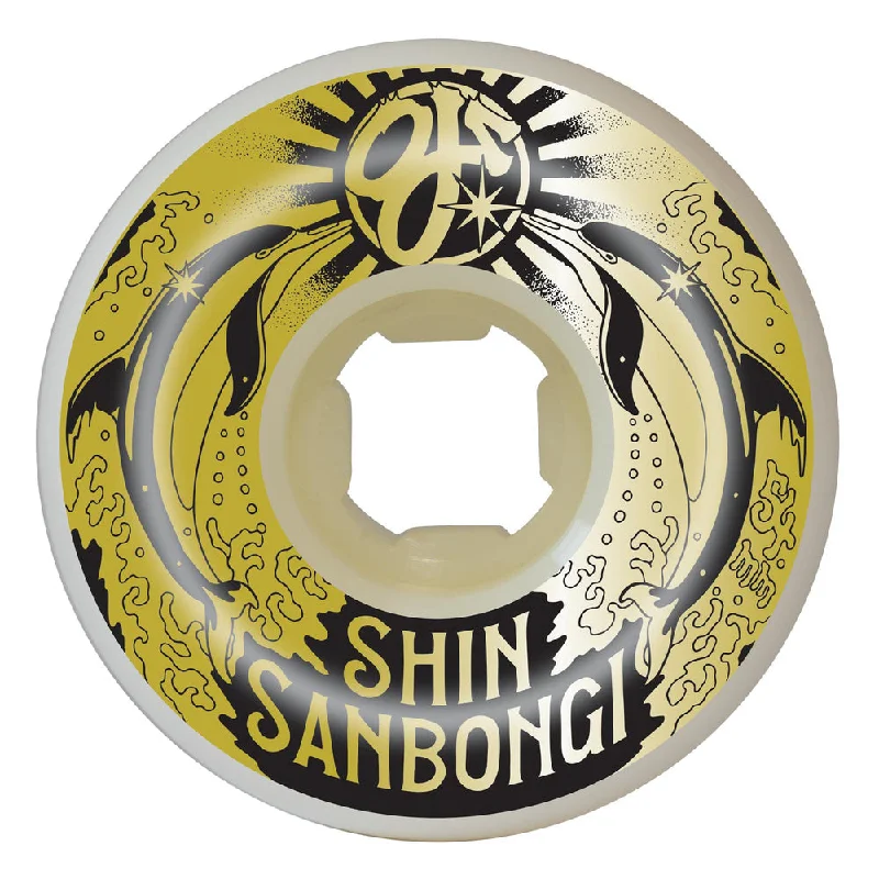 Skateboard Wheels For Stronger Push Off-OJ Sanbongi Dolphins Double Duro Wheels 54mm - 101a/95a