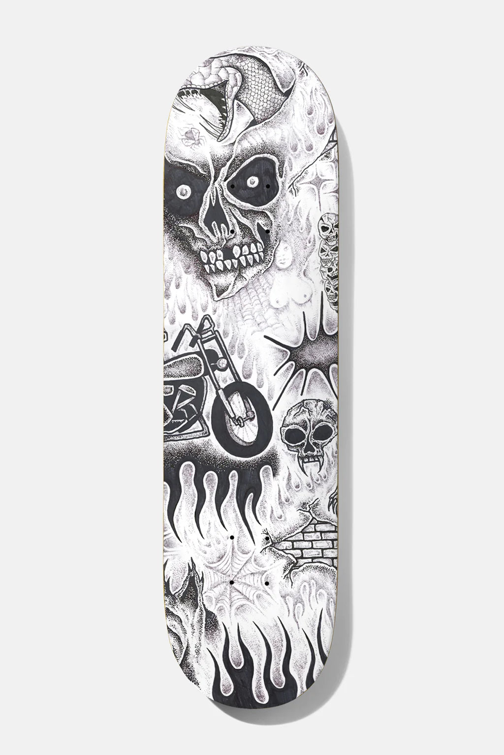 Skateboard Deck With Premium Wood-Baker Deck Tryptic 8.0 Sammy Baca