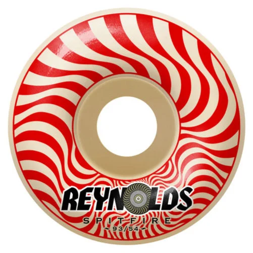 Skateboard Wheels With Ultra Grip-Spitfire F4 Classics Reynolds Wheels Natural 54MM 93D