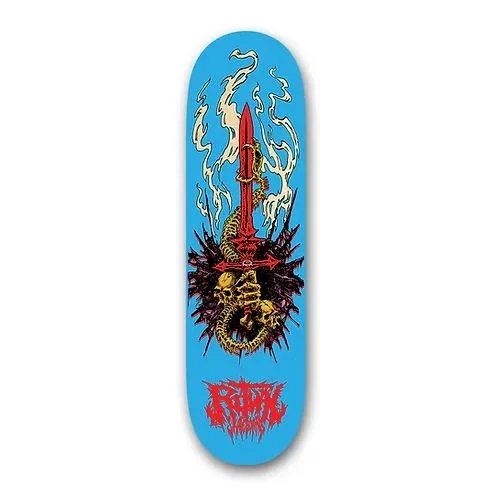 Skateboard Deck For Smooth Transitions-Ritual Deck From Ashes 8.75