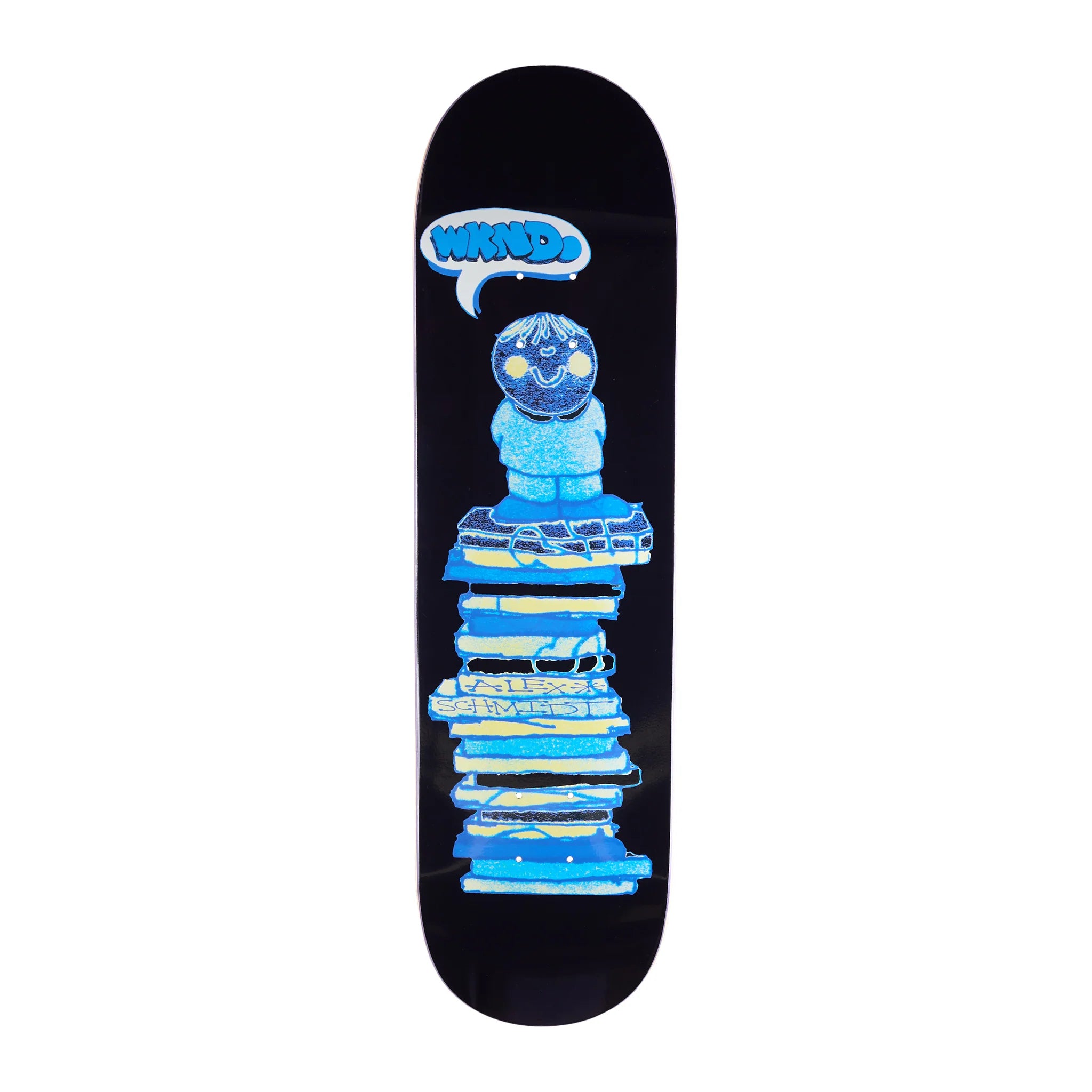 Skateboard Deck With Reinforced Layers-WKND - Alex Schmidt A For Al Deck (8.5")