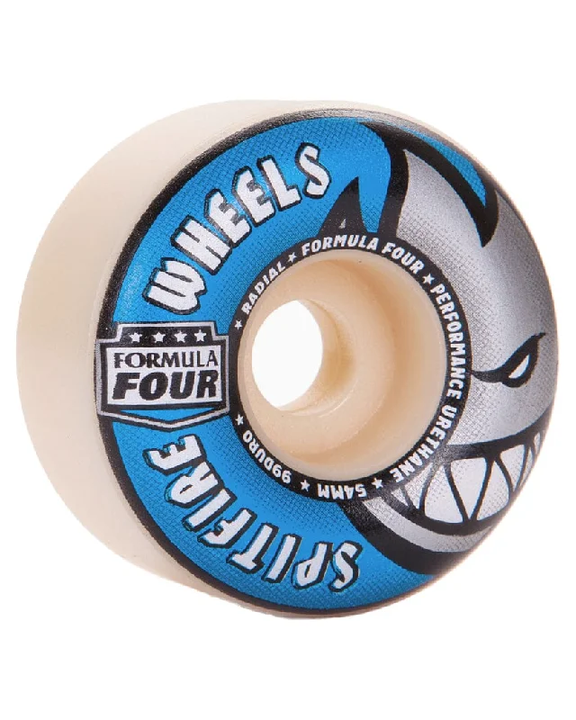 Skateboard Wheels For Unparalleled Maneuverability-Spitfire - 99a Formula 4 Radial Full Wheels (Multiple Sizes)