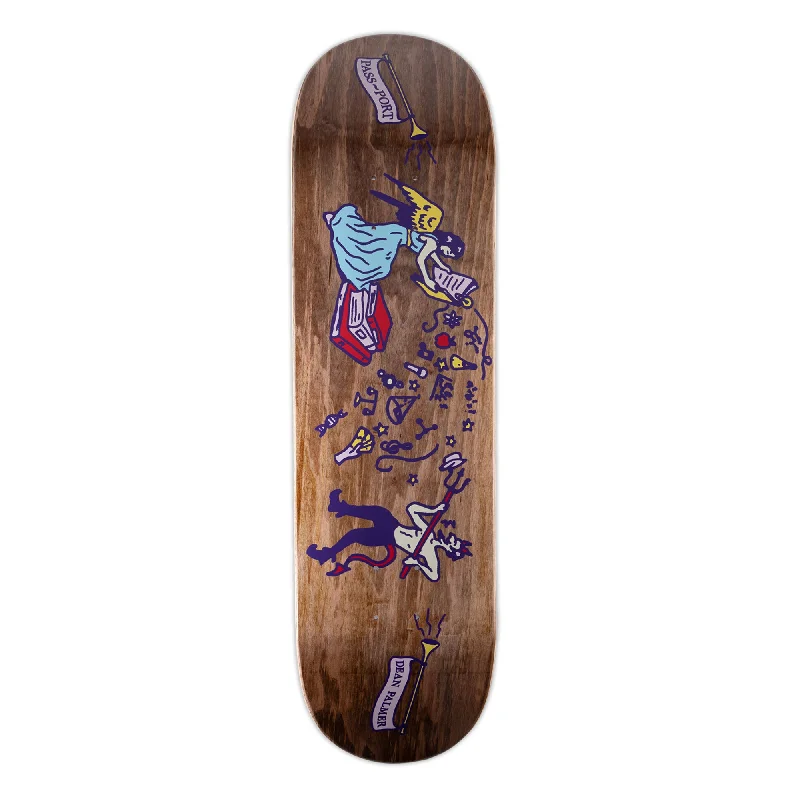 Skateboard Deck With Classic Prints-PASS~PORT SKATEBOARDS ANGEL VS DEVIL DEAN DECK 8.25