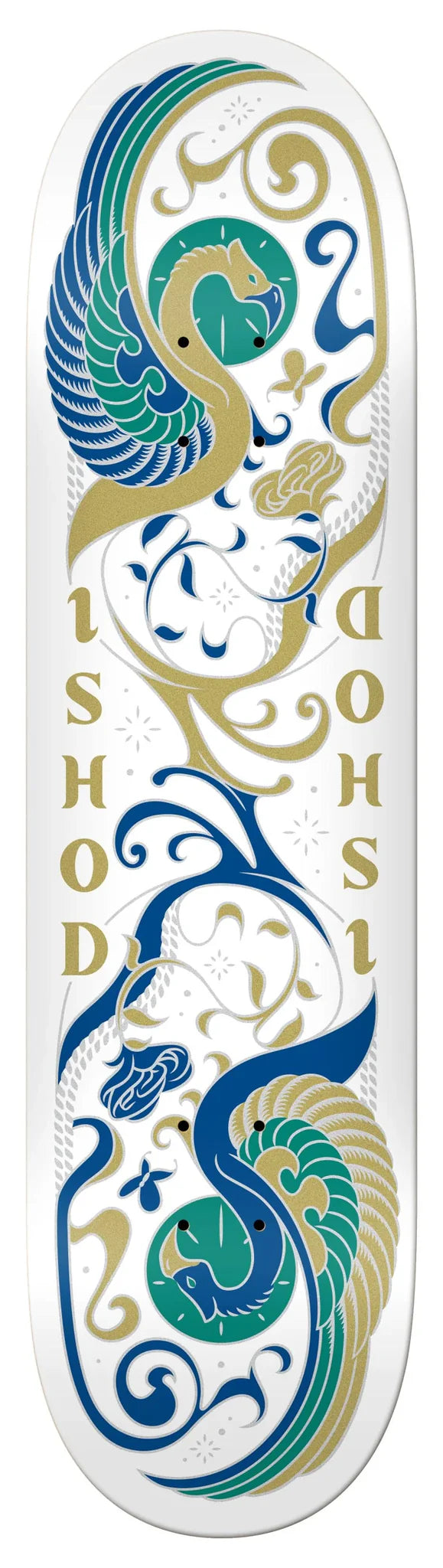 Skateboard Deck With Extra Pop-Real - Ishod Illuminated Twin Tail (8.5)