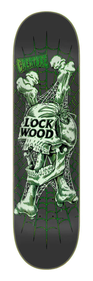 Skateboard Deck With Best Flexibility-Creature Lockwood Keepsake VX Deck - 8.25 x 32.04