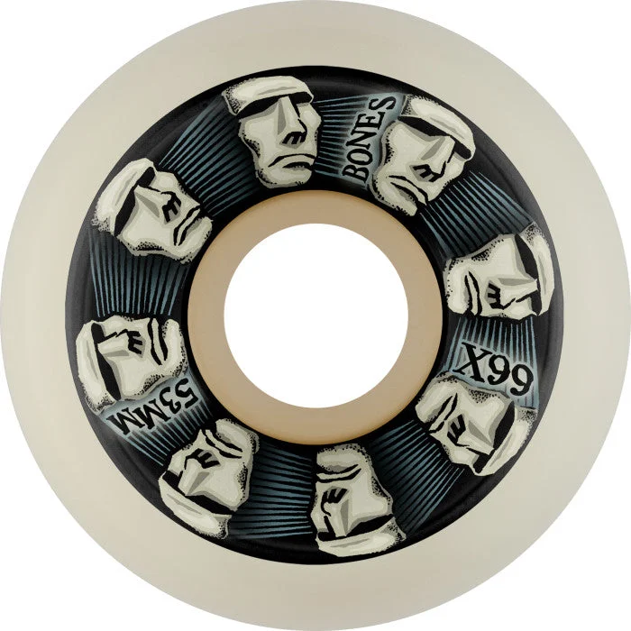 Skateboard Wheels For Downhill Skating-Bones Wheels X99 53mm V5 99a Head Rush