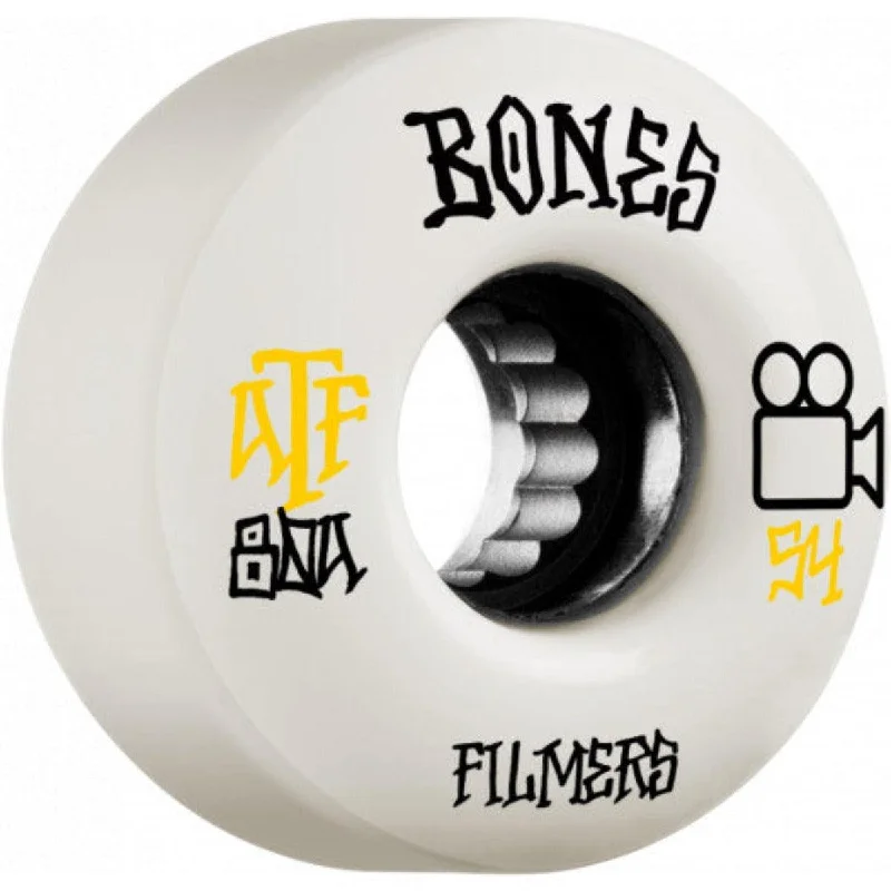 Skateboard Wheels For Ultra-Lightweight Setup-Bones ATF Filmers 80A Wheels - (54mm-60mm)