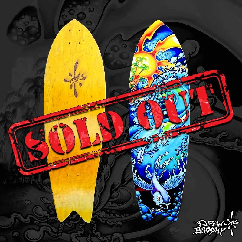 Skateboard Deck With Stronger Grip-ISLAND VIBE Skateboard Deck - SIGNED AND NUMBERED COLLECTOR'S EDITION