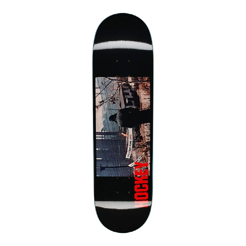 Skateboard Deck With Street-Style Graphics-HOCKEY WELCOME HOME JOHN FITZGERALD DECK SHAPE 2 // 8.44"