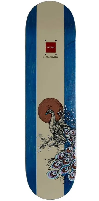 Skateboard Deck For Cruisers-Chocolate Deck 8.25 Alvarez Peacock