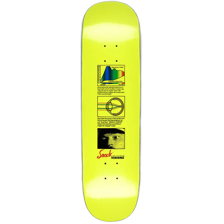 Skateboard Deck For Next-Gen Skateboarding-SNACK SKATEBOARDS KREBS VISIONZ 8.125