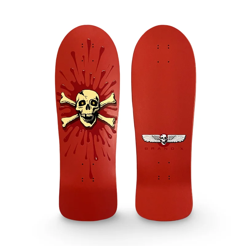 Skateboard Deck With Superior Steering Control-DedHed 10"x30.25" Limited Edition HAND-PAINTED Deck (1 of 10)