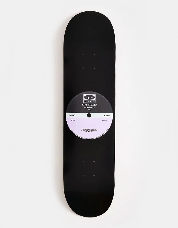 Skateboard Deck For High-Speed Tricks-Skateboard Cafe "45" 2021 Retro Edition Skateboard Deck - Black/Lavender