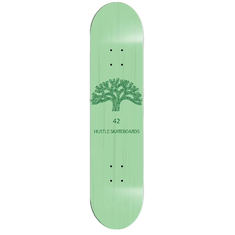 Skateboard Deck For Smooth Slides-Hustle  - Parks - Wreck Green - 8.25 - Skateboard Deck