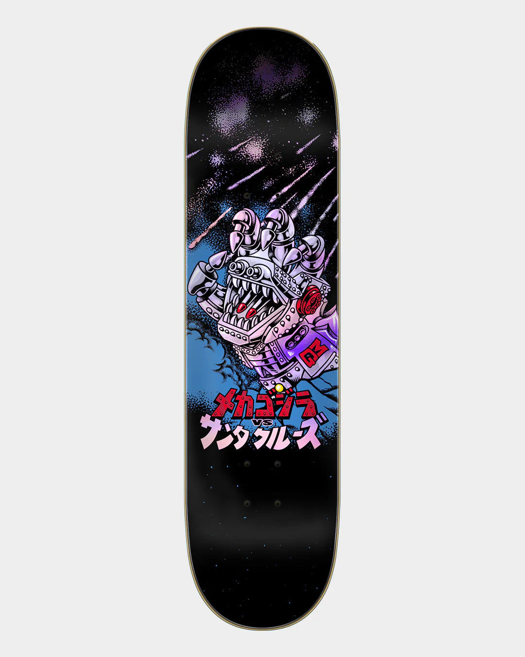 Skateboard Deck With Advanced Engineering-Godzilla Mecha Hand 8.0in X 31.60in Santa Cruz Deck