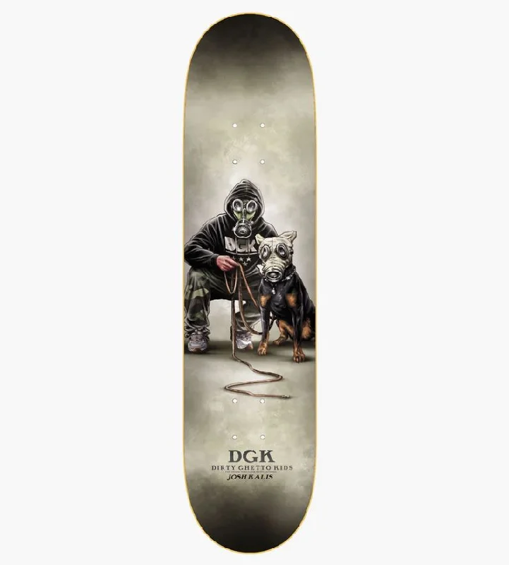 Skateboard Deck With Reinforced Nose And Tail-DGK Deck Armageddon Kalis 8.06