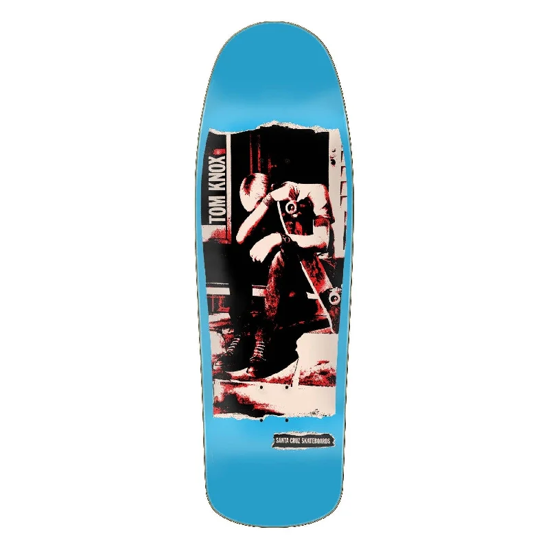 Skateboard Deck With Reinforced Tail-Santa Cruz Knox Punk Reissue (9.89in)