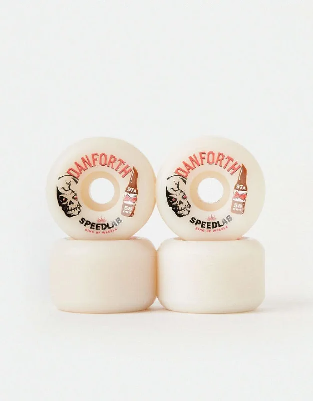 Skateboard Wheels With High-Quality Bearings-Speedlab Danforth King of Wheels 97a Pro Wheel - 58mm