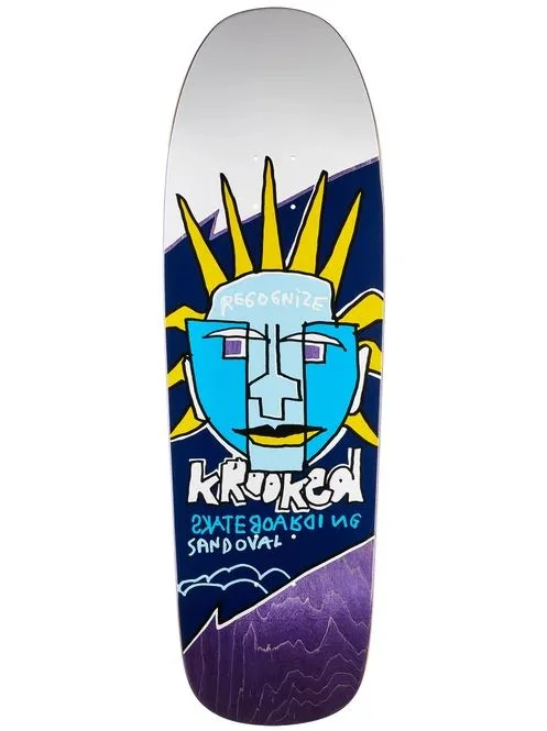 Skateboard Deck For Aggressive Skating-Krooked Deck 9.81 Sandoval Recognize