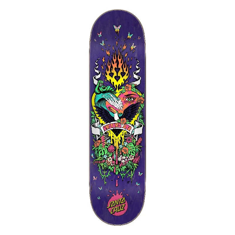 Skateboard Deck With Unique Designs-Santa Cruz Asp Paradise Twin Pro Deck - 8.25 x 31.38