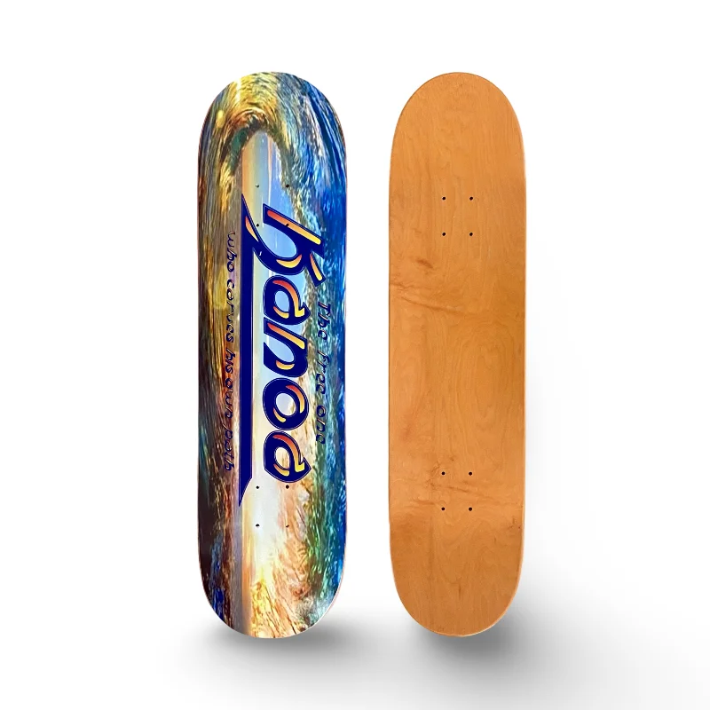 Skateboard Deck For Effortless Spins-Kanoa Wave Pop Deck