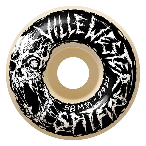 Skateboard Wheels For Smooth Cornering-Spitfire Formula Four Ville Annihilation Wheels 99d - (58mm)