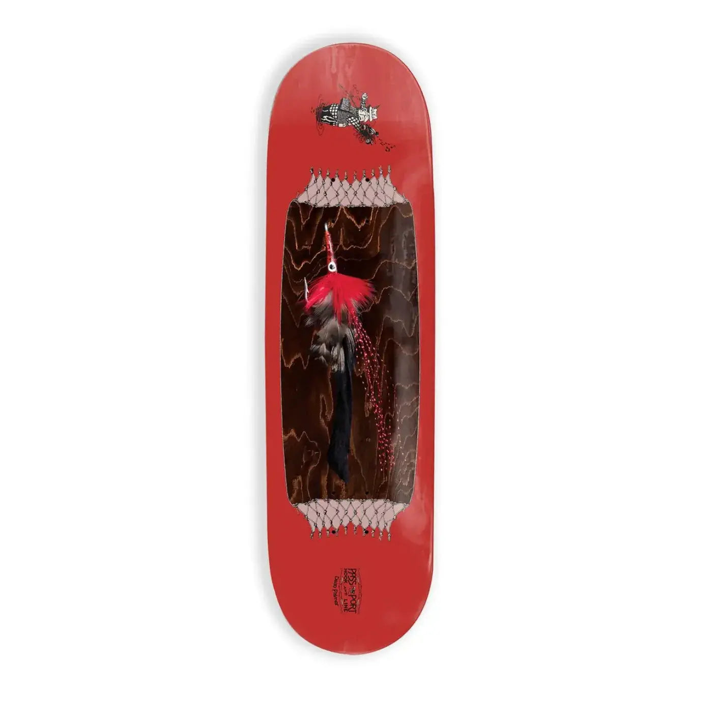 Skateboard Deck With Top-Tier Performance-PASS~PORT SKATEBOARDS DEAN PALMER HOOK AND LINE DECK 8.25