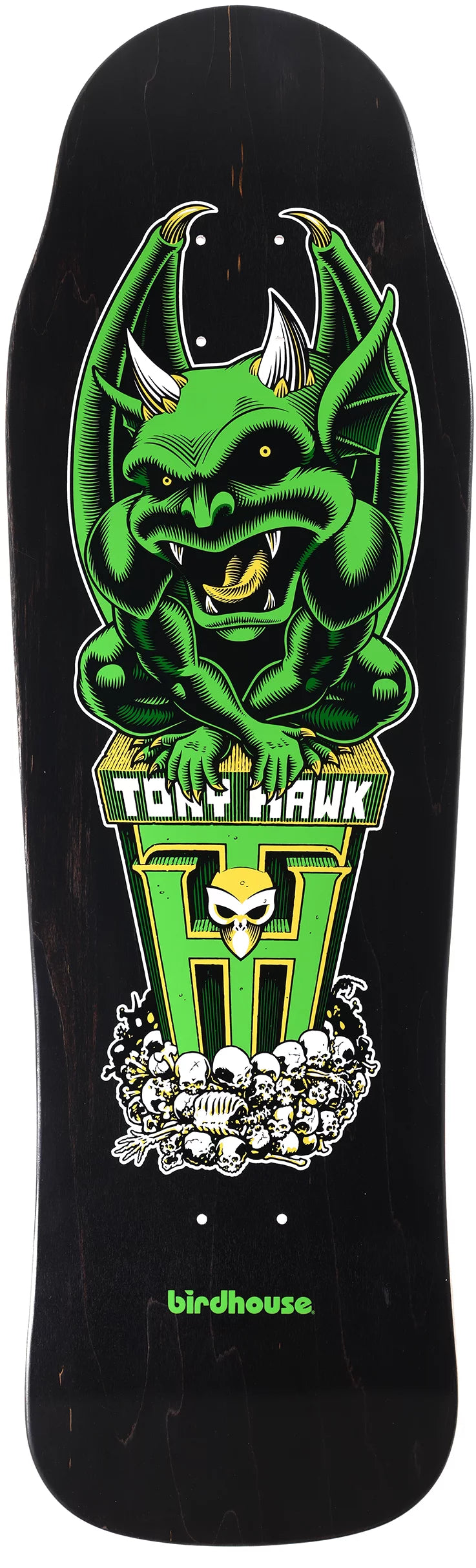 Skateboard Deck With Top-Tier Performance-Birdhouse - Tony Hawk Gargoyle Deck (9.75")