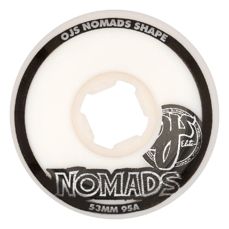 Skateboard Wheels For Low Drag And Friction-OJ Elite White Nomads