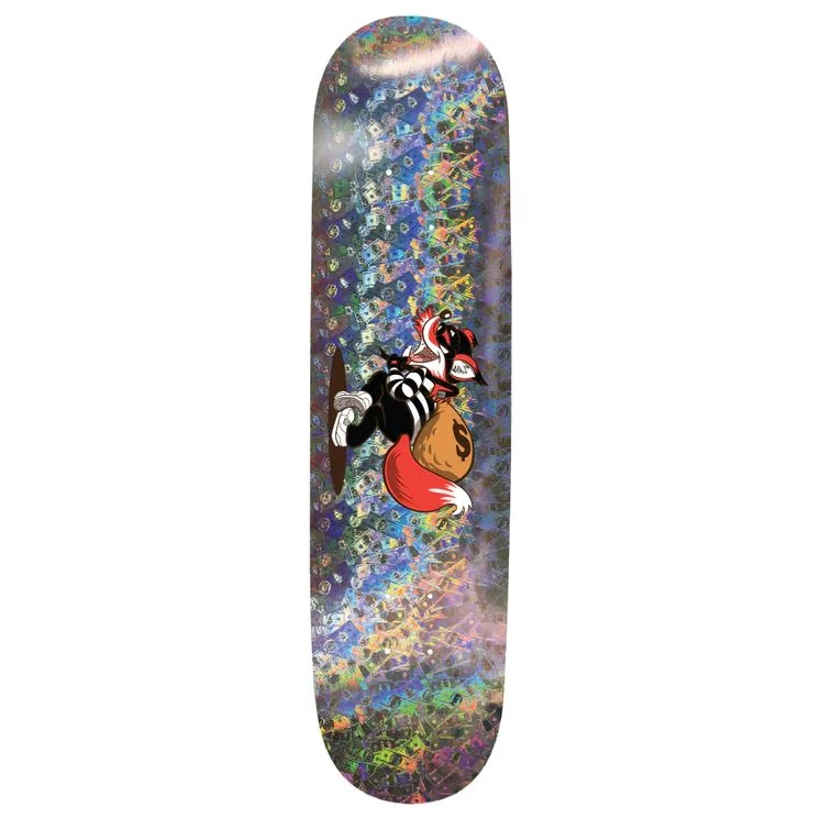 Skateboard Deck With Skatepark-Approved Quality-Thank You Deck The Heist Hologram Foil 8.25