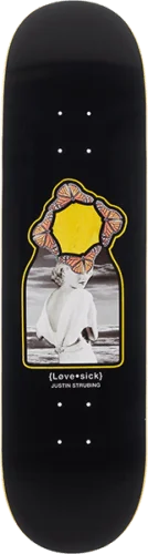 Skateboard Deck For Longboarding-Lovesick Skateboards Strubing Starlet Deck - (8.38)