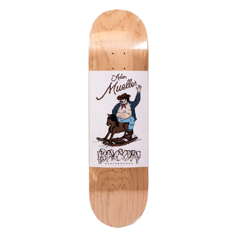 Skateboard Deck For Skatepark Domination-BACON SKATEBOARDS ADAM MUELLER DECK