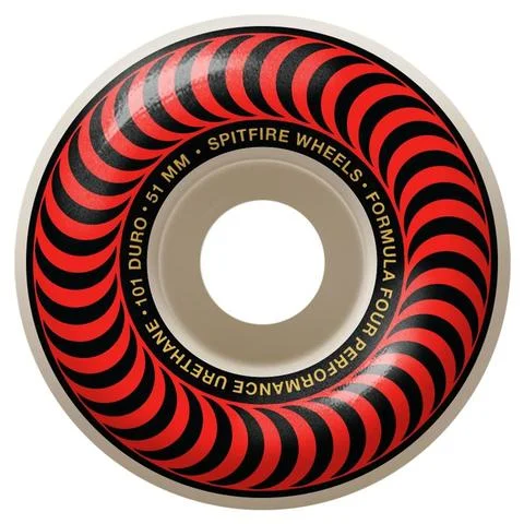 Skateboard Wheels For Ultimate Ride Comfort-Spitfire Formula 4 Classic Wheels (99D) - (51mm)