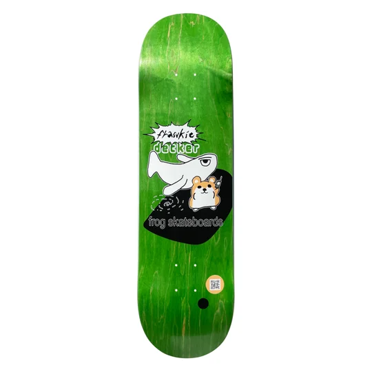 Skateboard Deck With Minimalist Design-Frog -  Love is on the Way (Frankie Decker) Deck