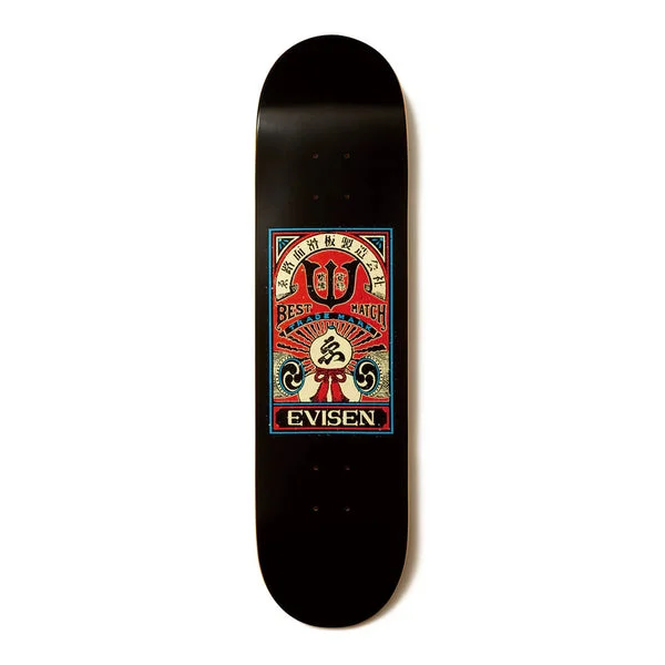 Skateboard Deck For Energy Transfer-EVISEN SKATEBOARDS MATCH 2 DECK 8.5