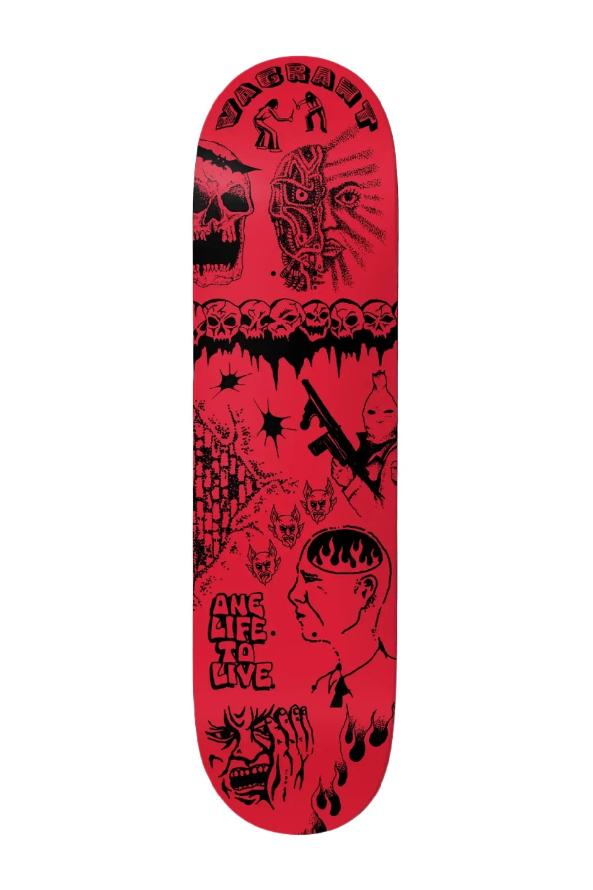 Skateboard Deck With Low-Maintenance Surface-Baker - Casper Brooker Black Book Deck (8.5")