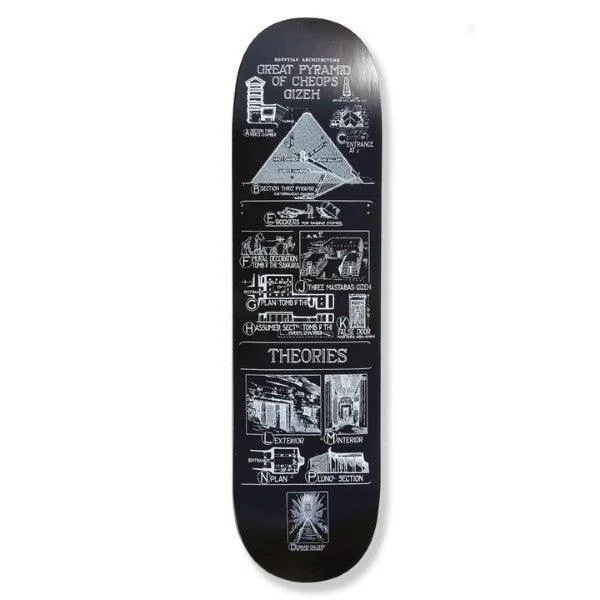 Skateboard Deck With Custom Engraving-Theories CHEOPS Deck - (8.75)