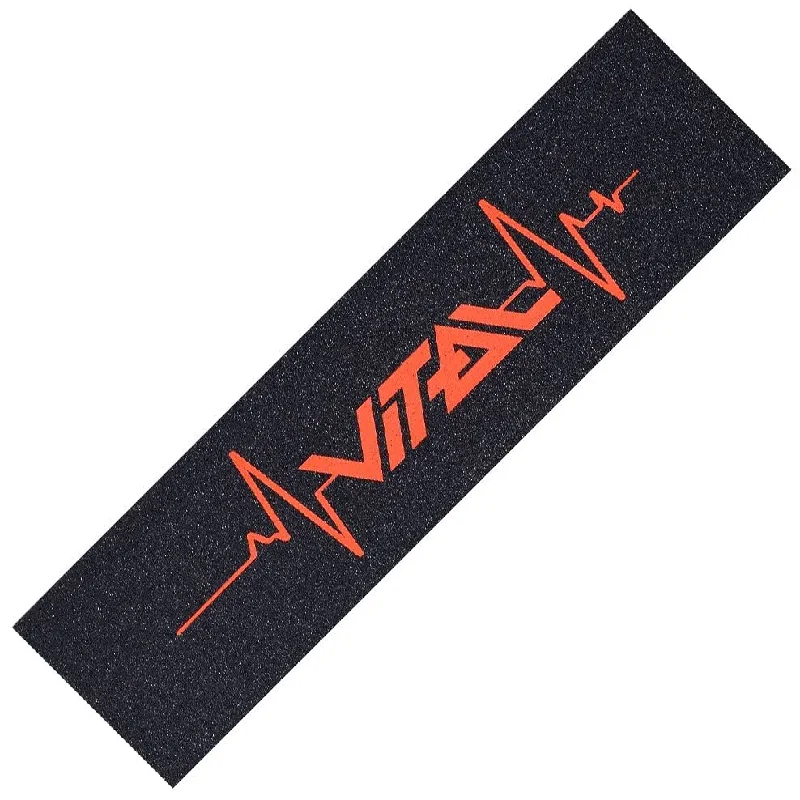 Skateboard Grip Tape With Pro-Quality Performance-Vital Heartbeat Grip Tape Red