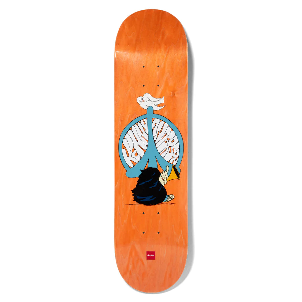 Skateboard Deck For Extreme Sports-Chocolate Anderson Peace Deck - 8.25