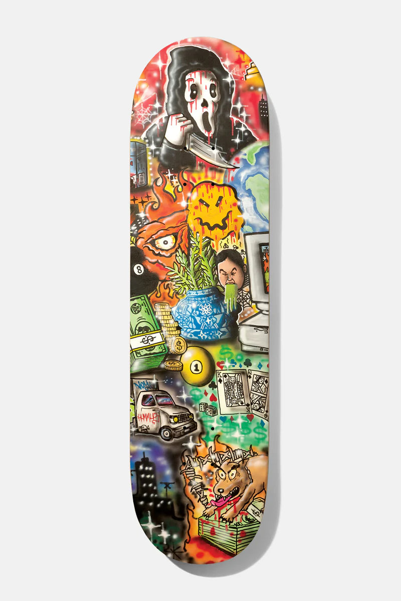 Skateboard Deck With Limited Edition Design-Baker Deck Hummus 8.5 T-Funk