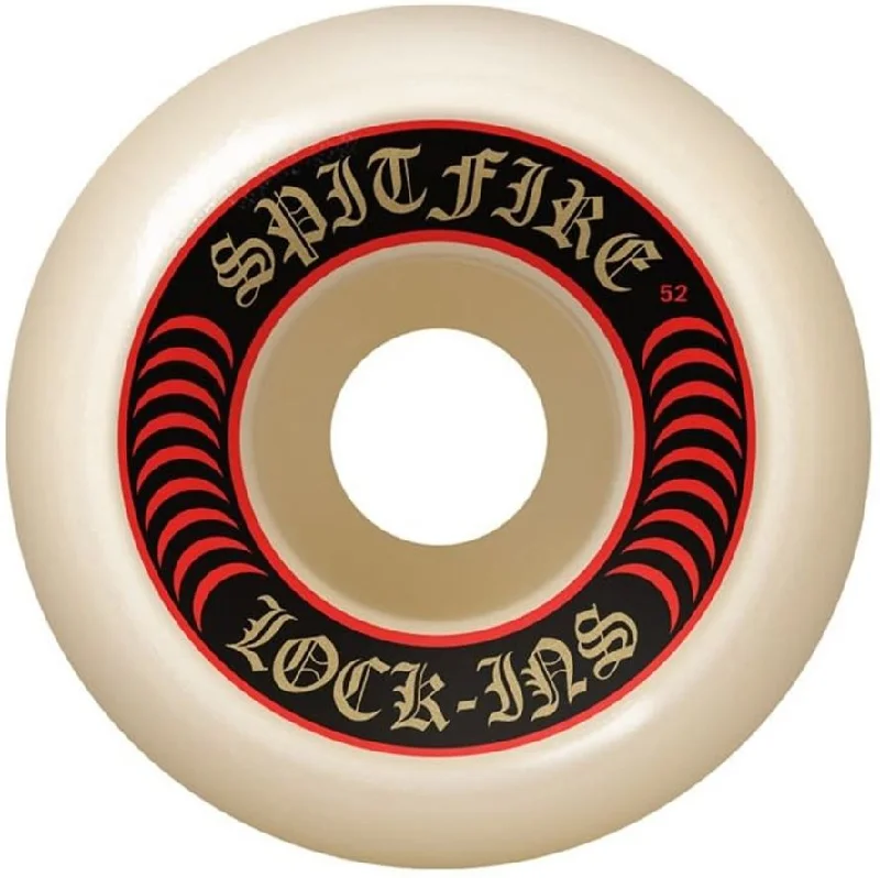 Skateboard Wheels For Skatepark Rides-Spitfire Wheels 52mm Lock Ins 101a