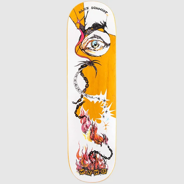 Skateboard Deck For Effortless Spins-Wknd - Alex Schmidt-fire Deck