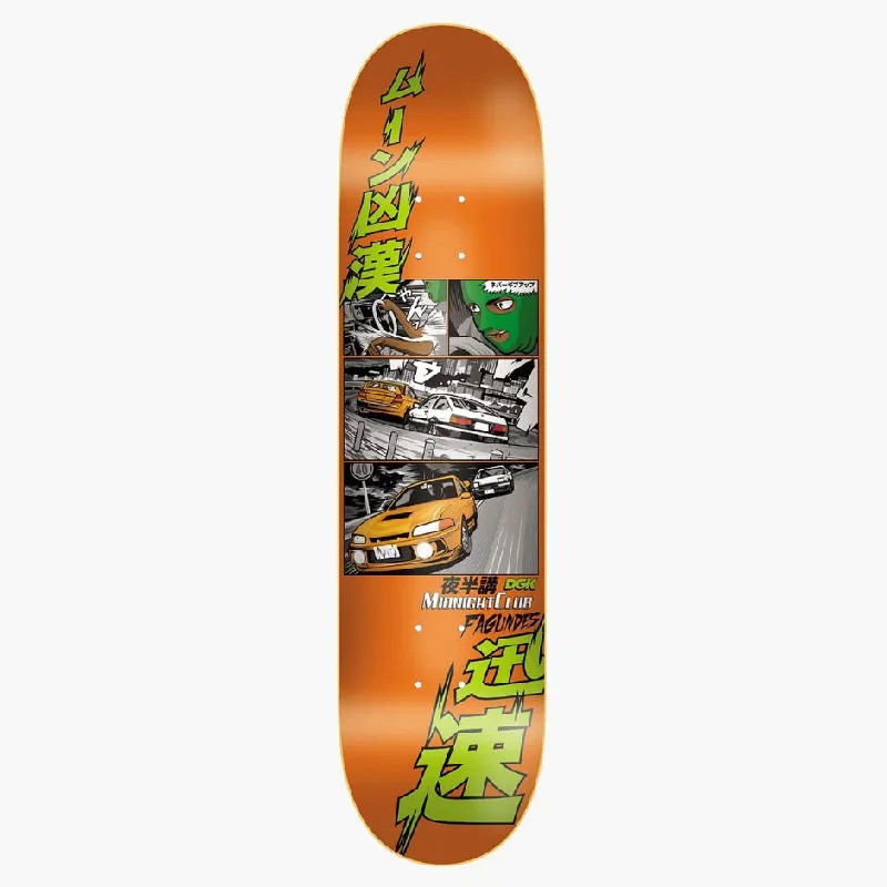 Skateboard Deck With Stronger Grip-DGK Deck Midnight Club Fagundes 8.25