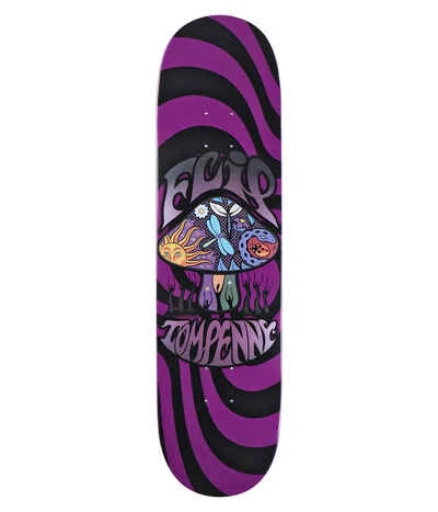 Skateboard Deck With Extra Durability-Flip Deck Loveshroom Purple 8.13