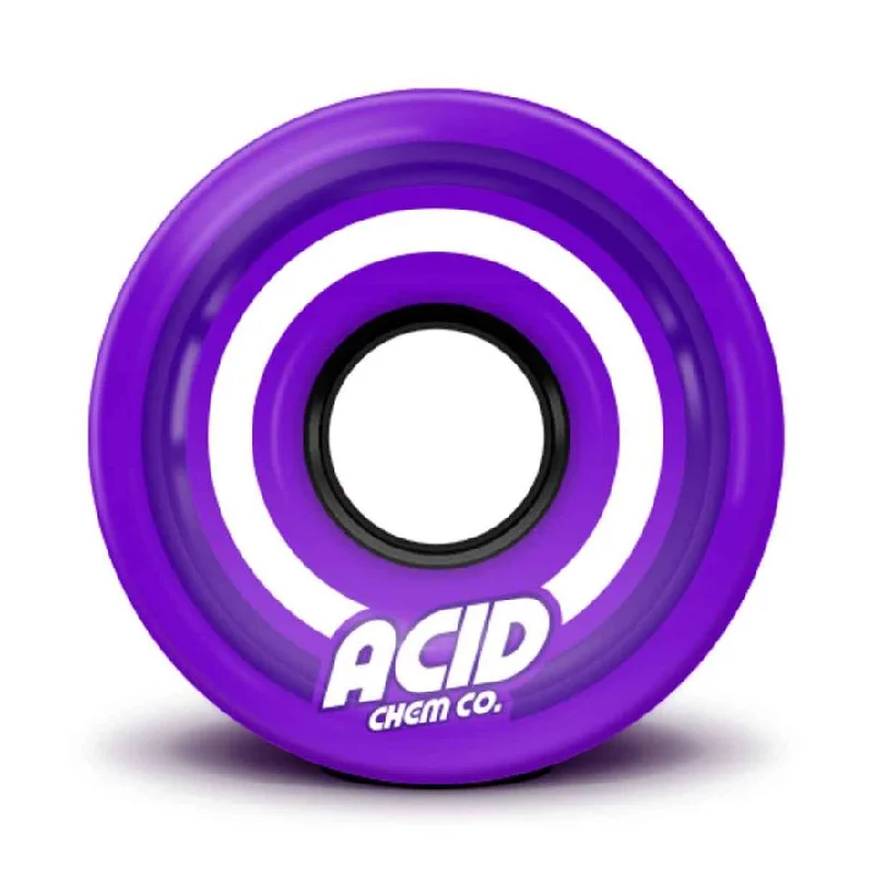 Skateboard Wheels With Super Smooth Ride-Acid Wheel Conical 55mm 86a Purple