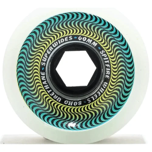 Skateboard Wheels With High Speed-Spitfire Superwides Wheels Ice Grey 60MM 80HD