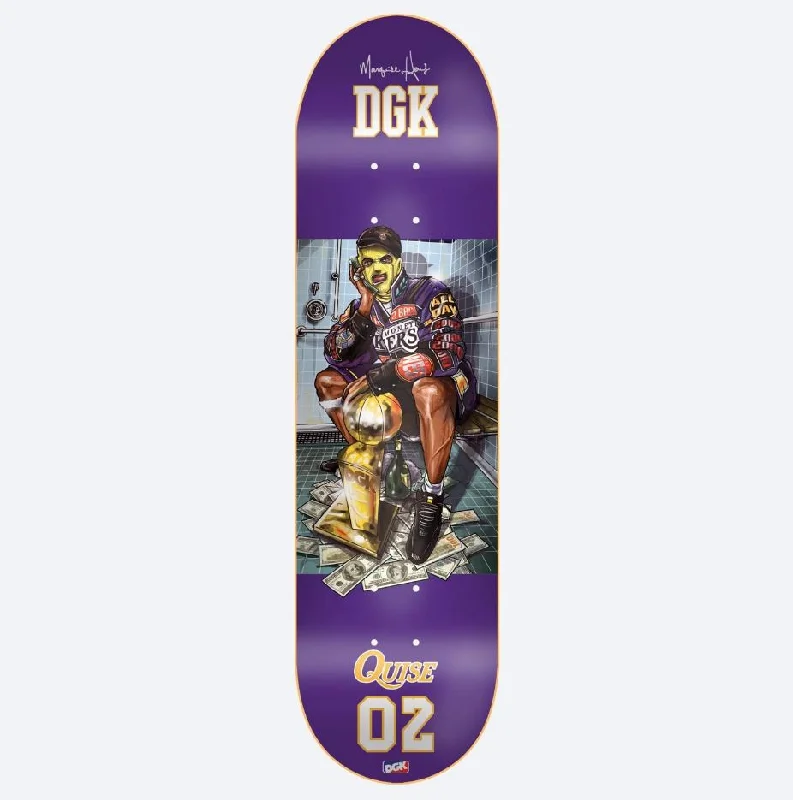 Skateboard Deck For Best Board Balance-DGK Deck 8.25 Back 2 Back Quise Purple