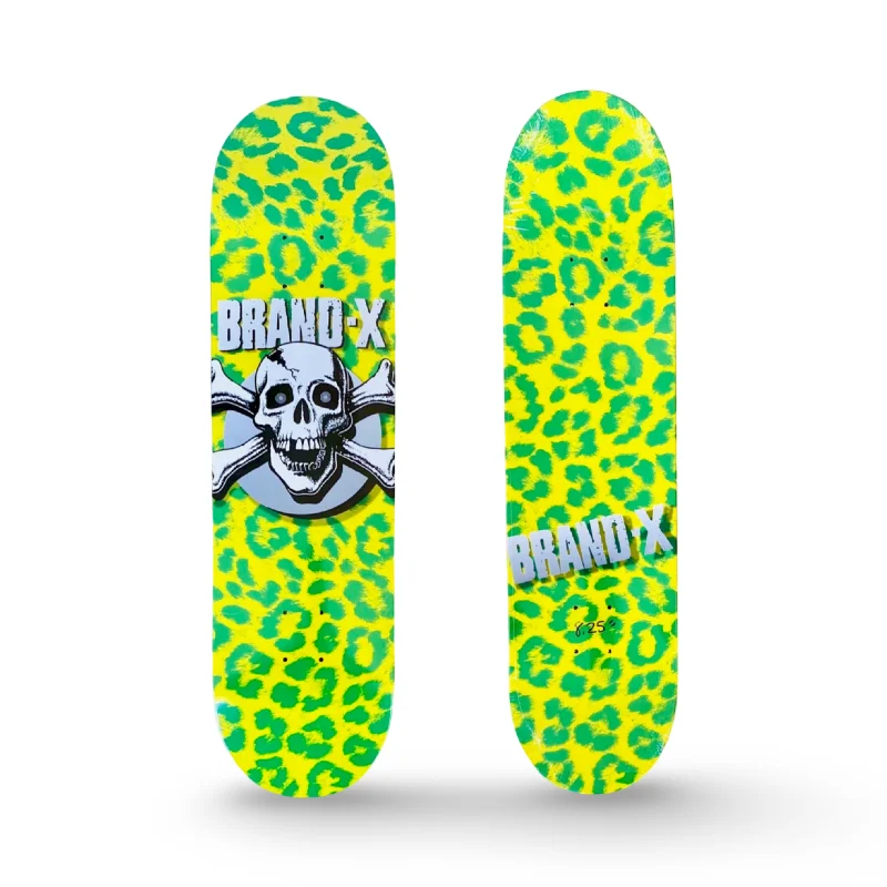 Skateboard Deck For Cruisers-KnuckleHead Leopard Pop Deck