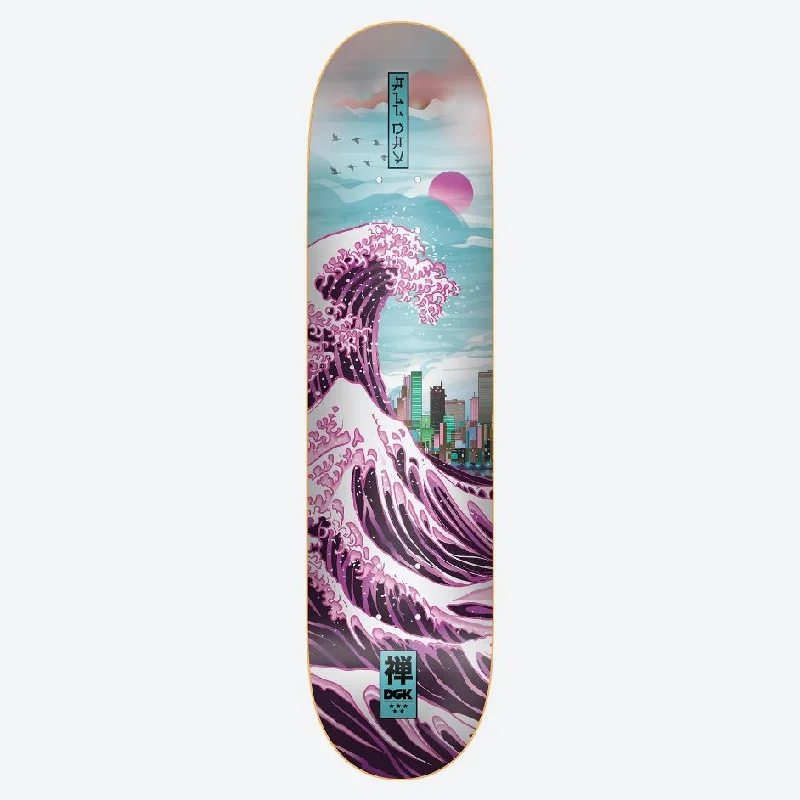 Skateboard Deck For Superior Landings-DGK Deck Zen Purple 8.1